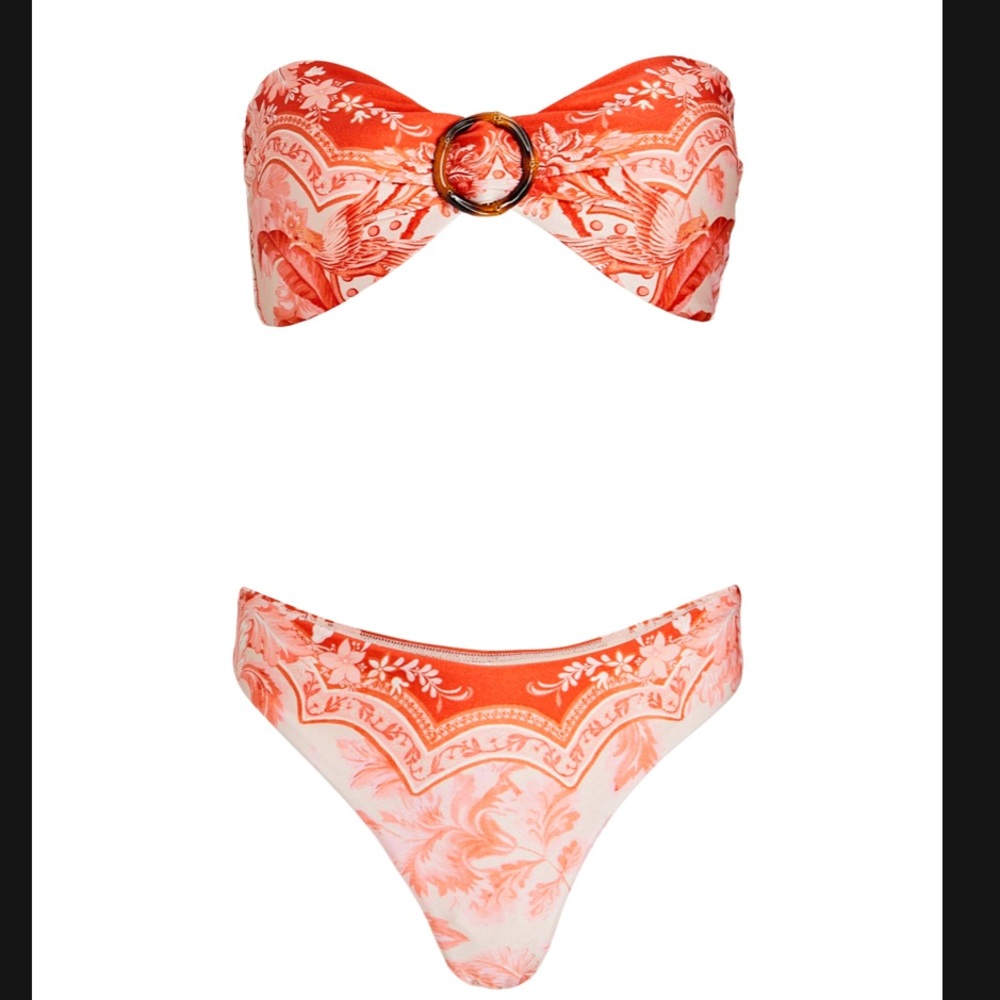Zimmerman Lyre Bamboo Ring Bikini Size 1